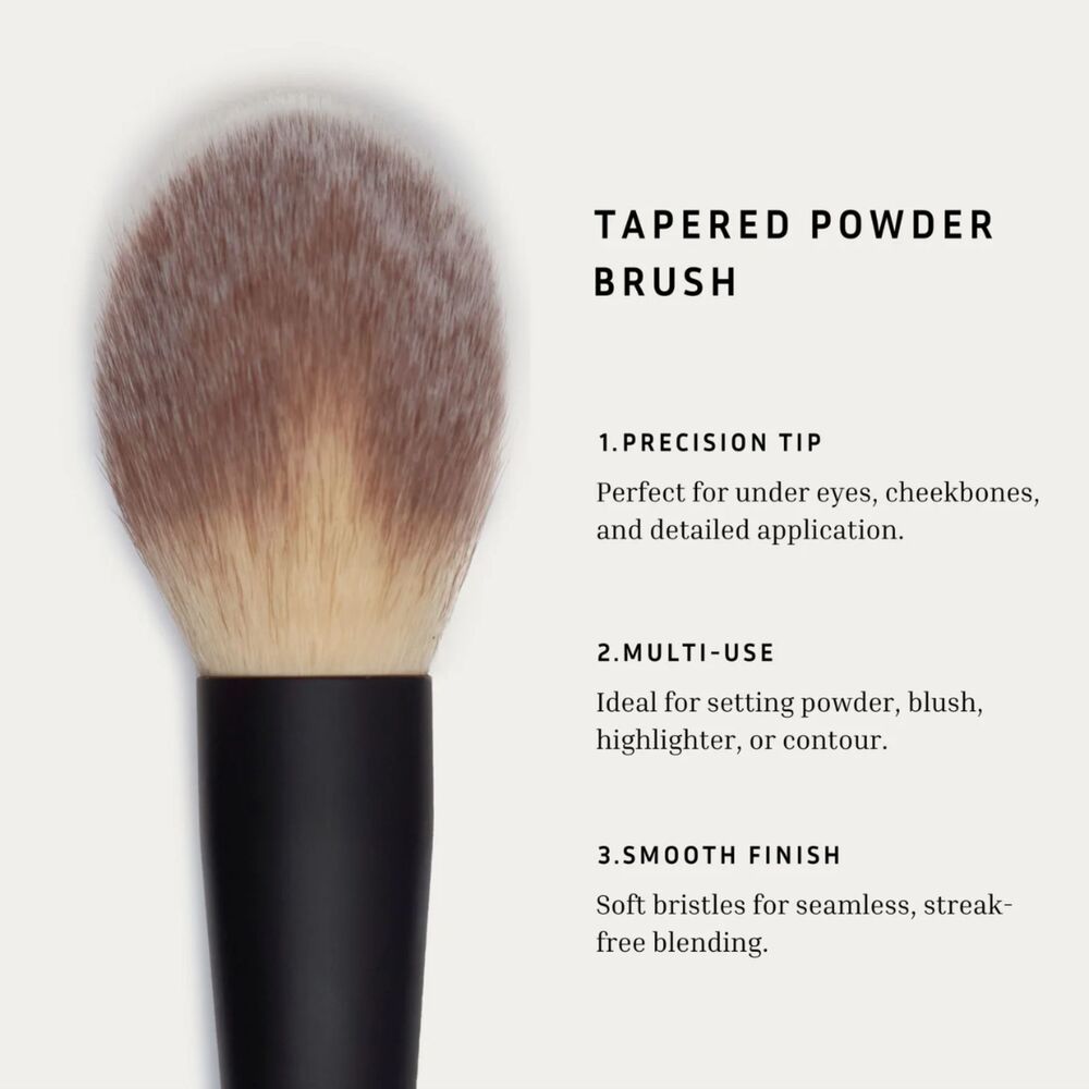 NIB Lithe Beauty Essential Face Brush Set, Bronzer & Powder Makeup Brushes - Picture 4 of 11